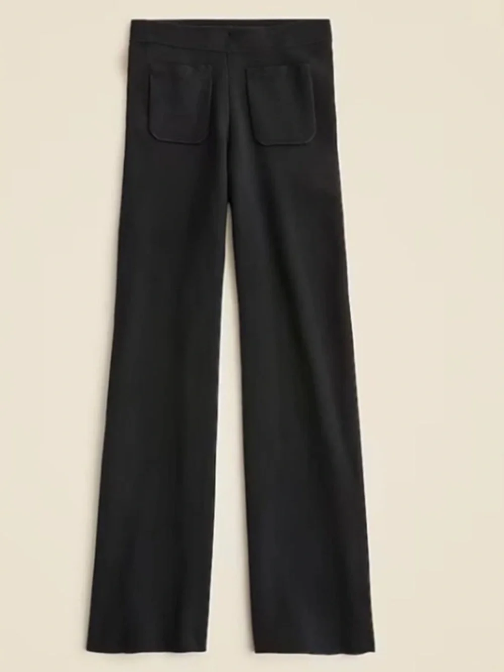 J. Crew - Black Sailor Sweater Trouser Pants in Tencel Lyocell Blend